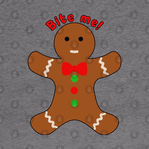 Bite Me Gingerbread Man by TLSDesigns